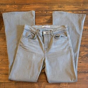 J Brand gray flare jeans